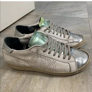 p448 Metalic sneakers size 40 Women MSRP $330
